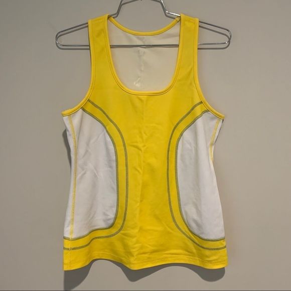 Yellow & White Lululemon Tank Top - Picture 1 of 6